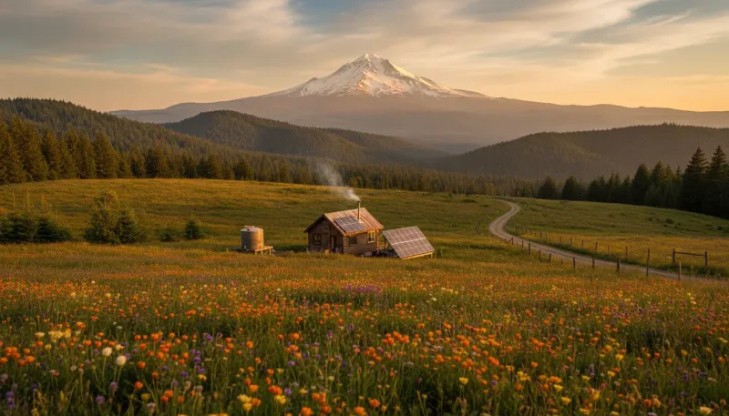 Oregon: backdrop for the Off Grid Hubs Oregon directory
