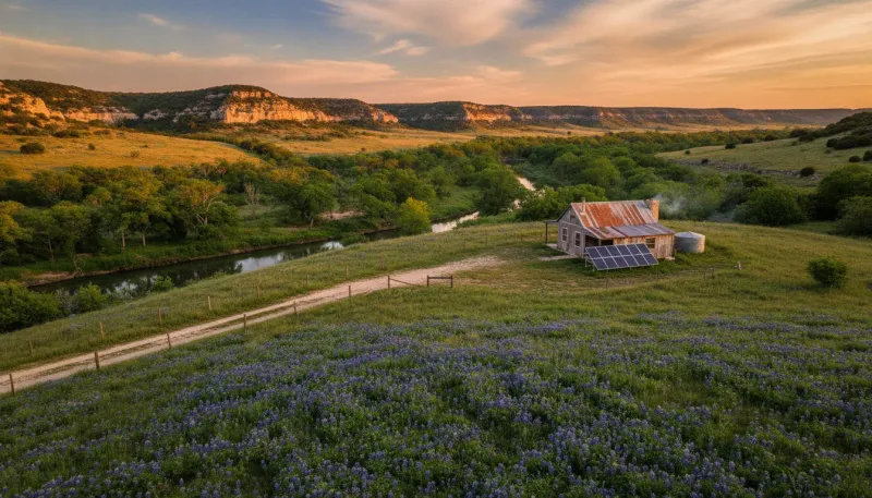 Texas: backdrop for the Off Grid Hubs Texas directory