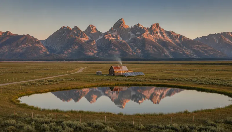 Wyoming: backdrop for the Off Grid Hubs Wyoming directory